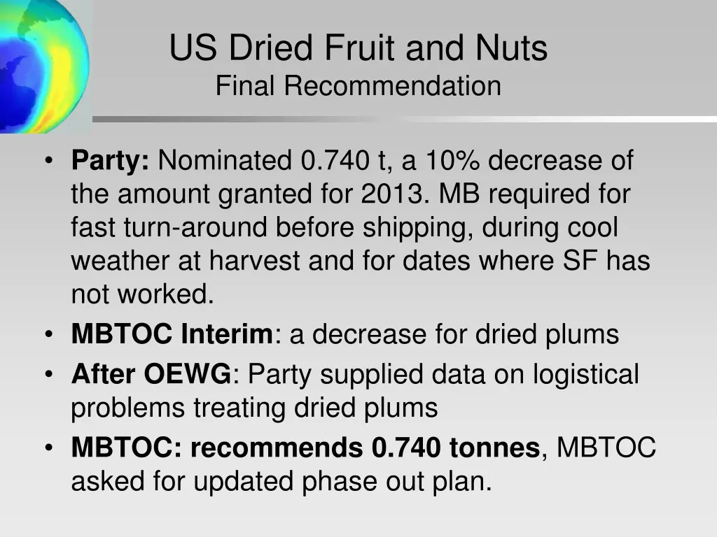 us dried fruit and nuts final recommendation