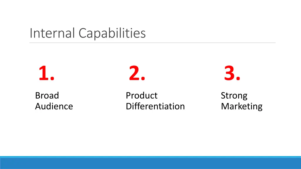 internal capabilities