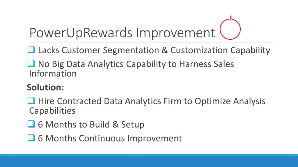poweruprewards improvement lacks customer