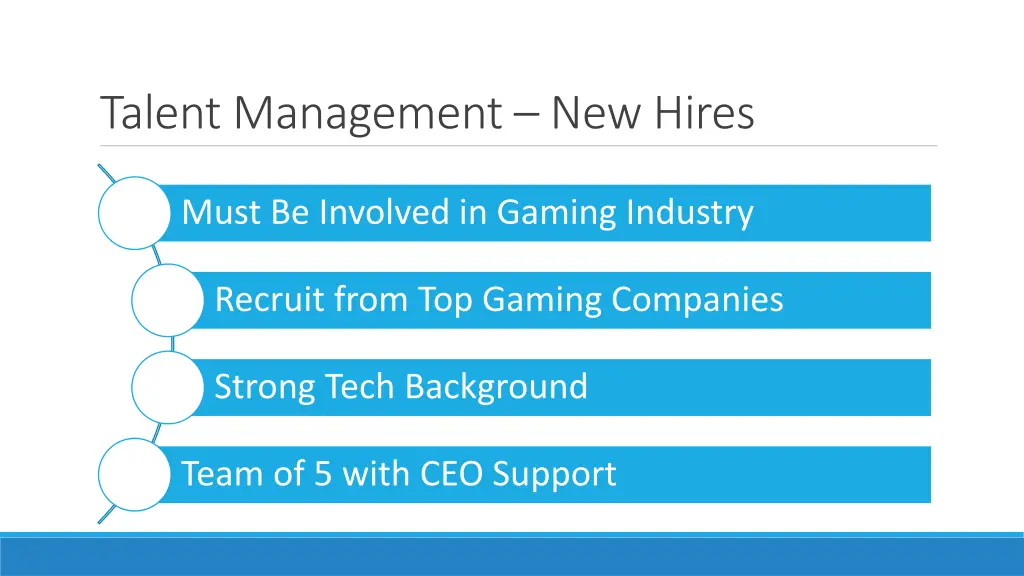 talent management new hires
