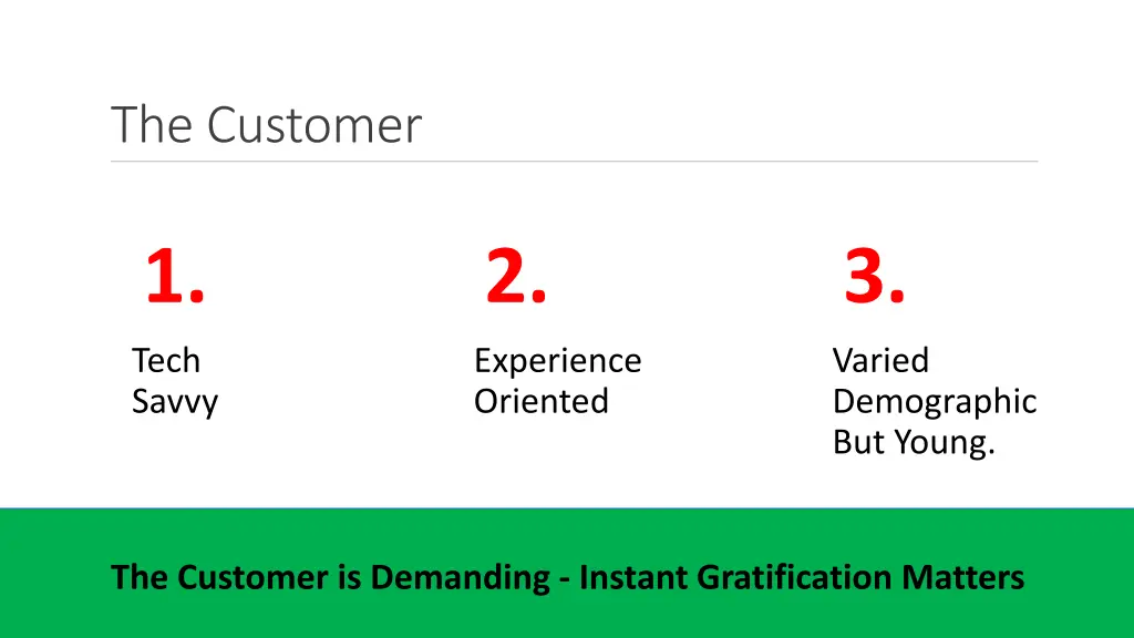 the customer 1