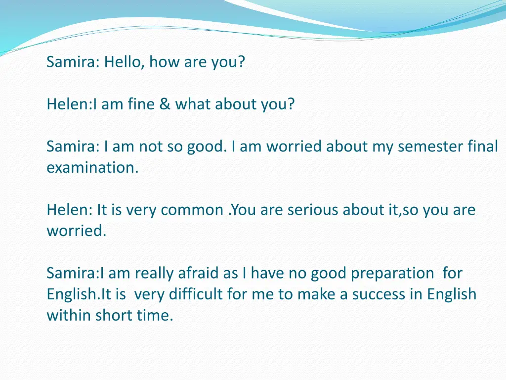 samira hello how are you