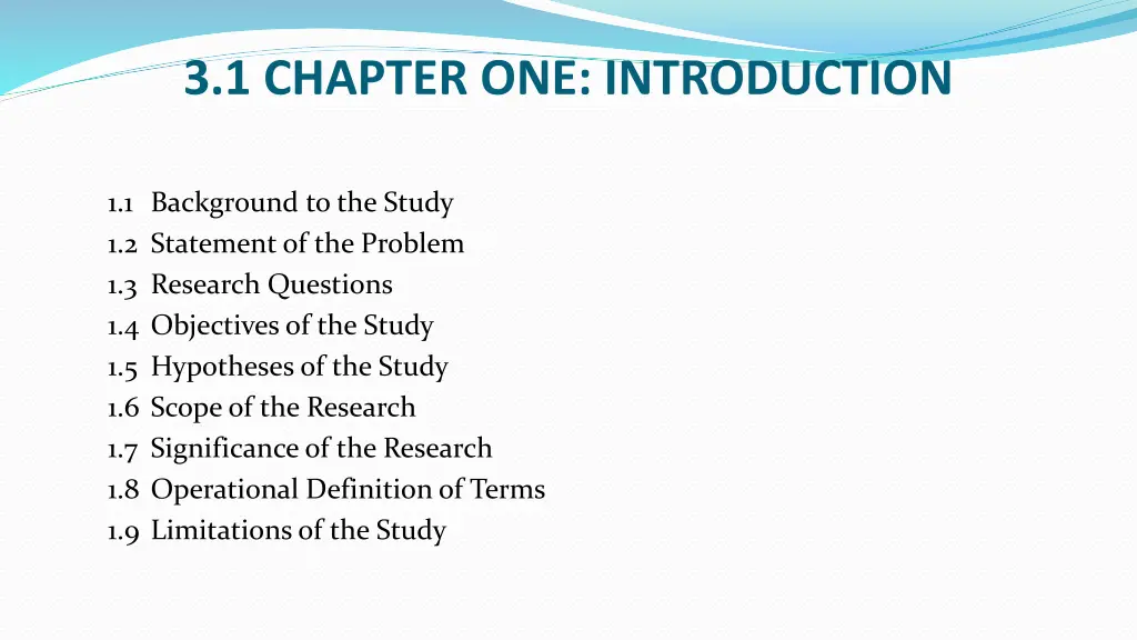 3 1 chapter one introduction