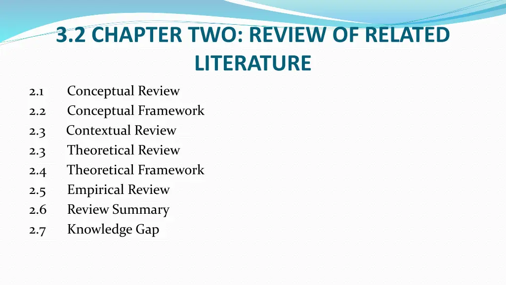 3 2 chapter two review of related literature