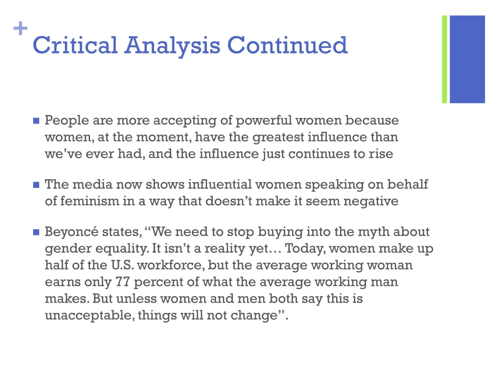 critical analysis continued 1