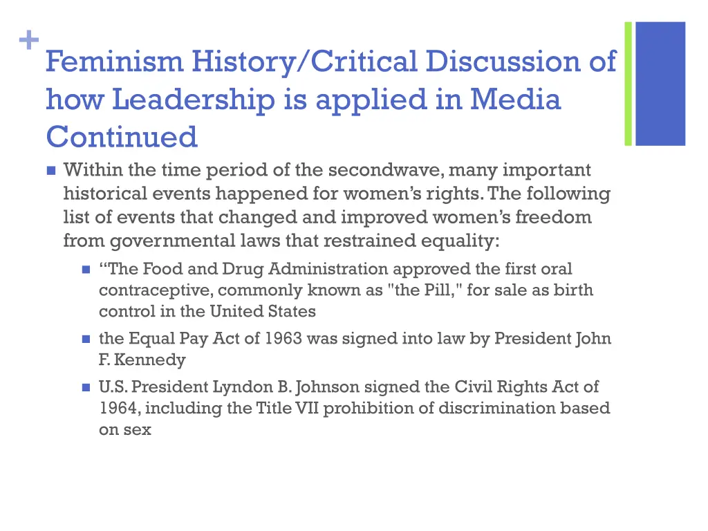 feminism history critical discussion 3