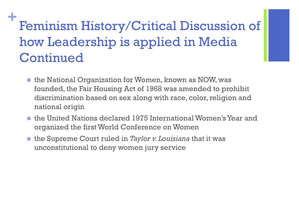feminism history critical discussion 4