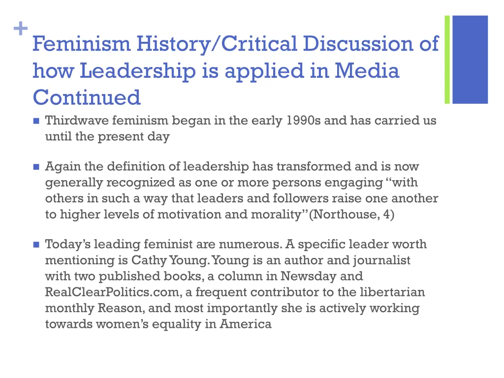 feminism history critical discussion 5