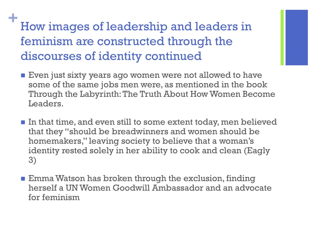 how images of leadership and leaders in feminism 1