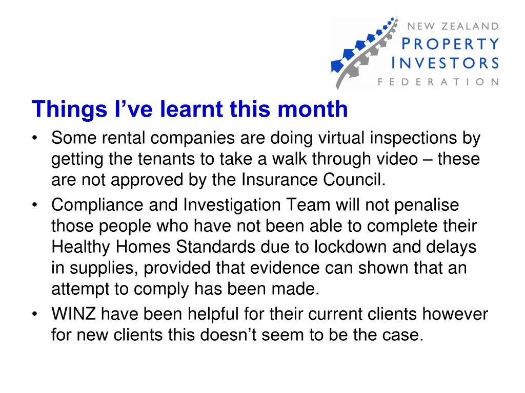 things i ve learnt this month some rental