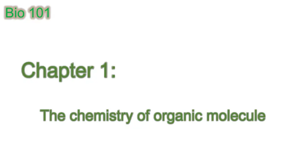 bio 101 1