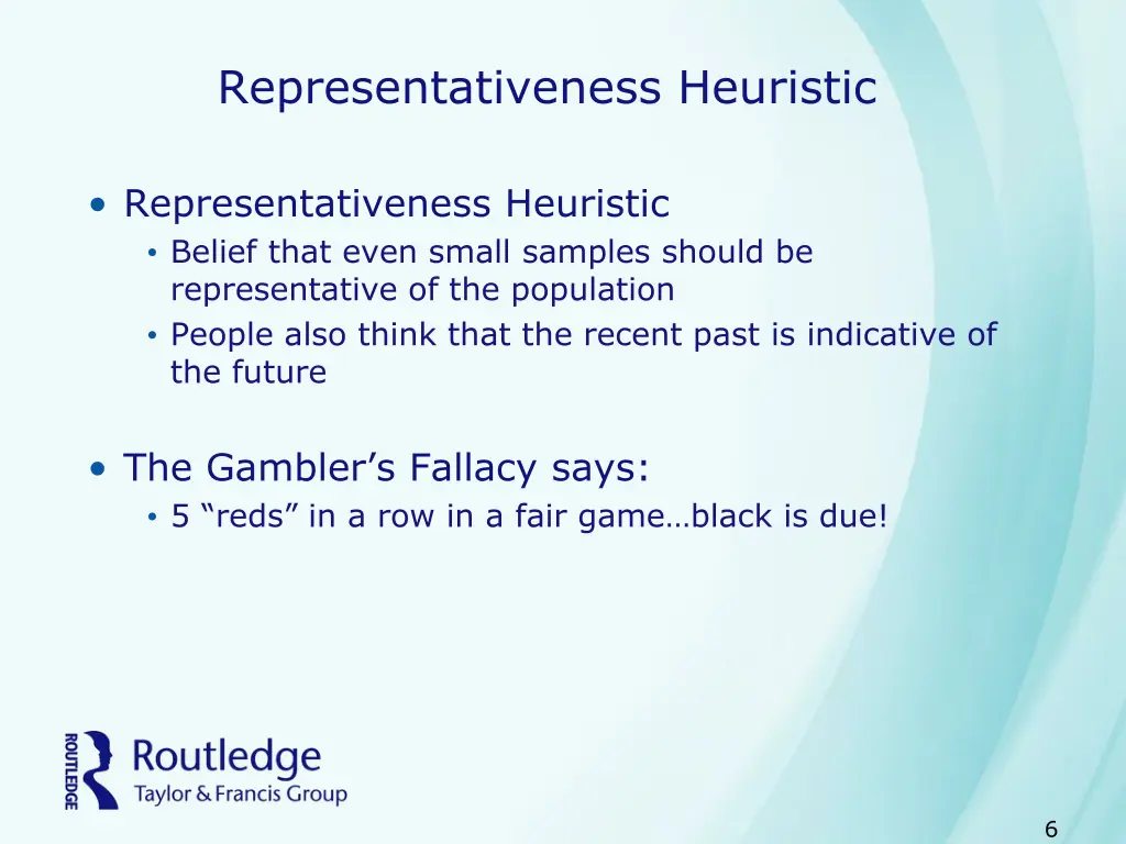 representativeness heuristic
