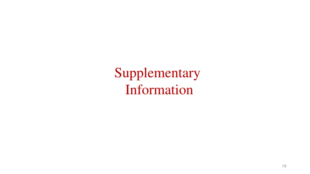 supplementary information