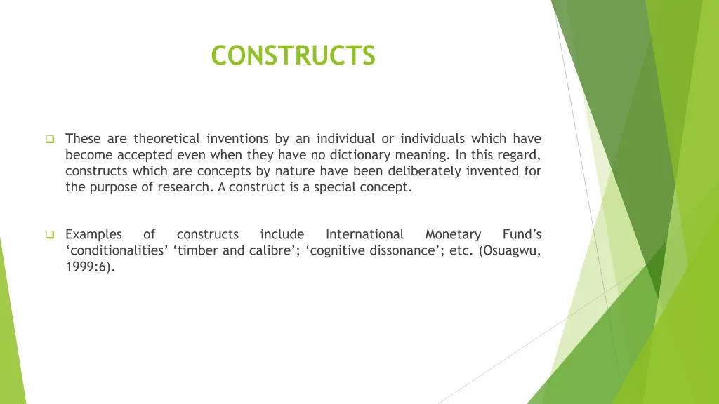 constructs