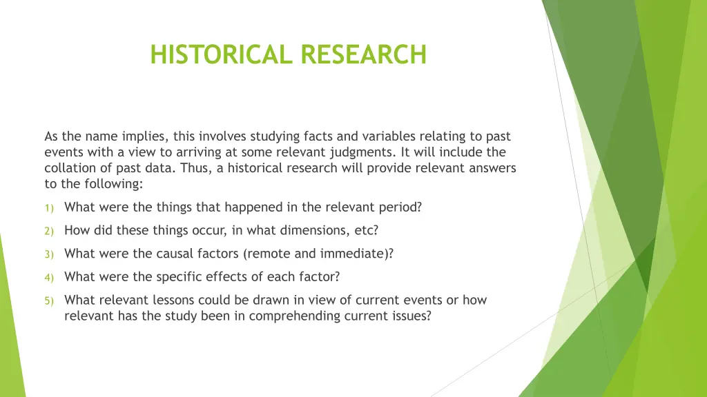historical research