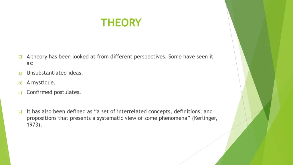 theory