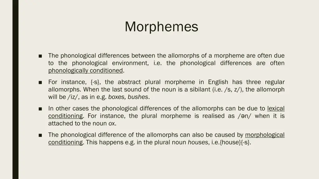 morphemes 1