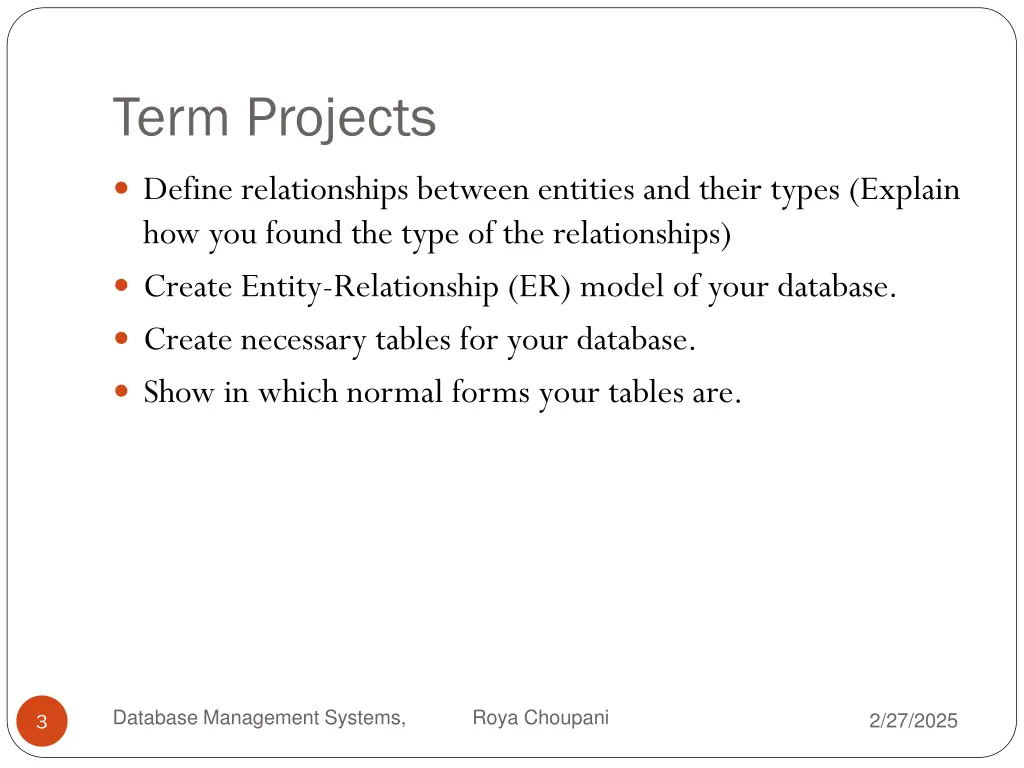 term projects 2