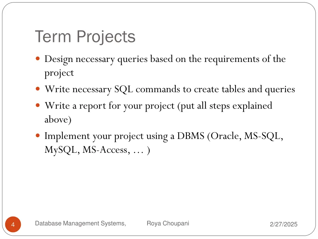 term projects 3