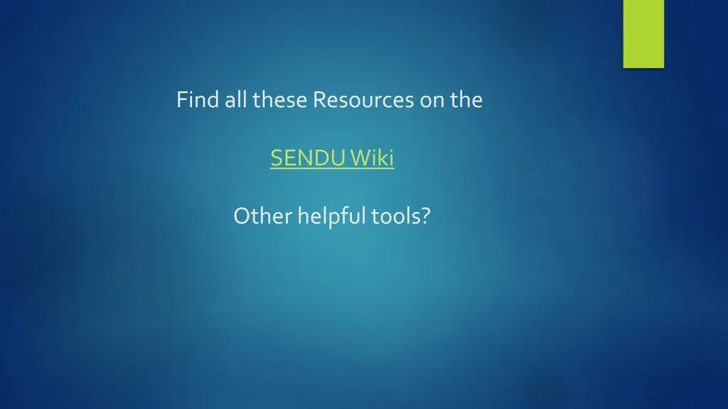 find all these resources on the