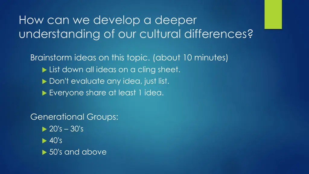 how can we develop a deeper understanding