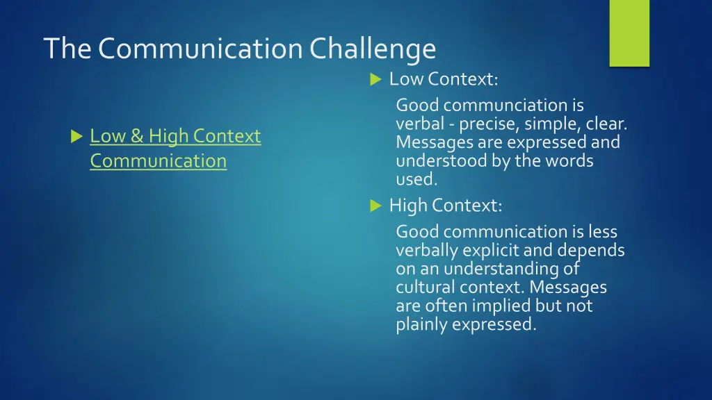 the communication challenge