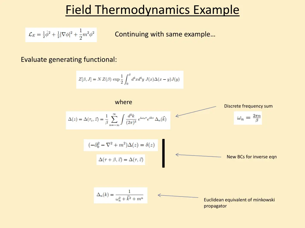 field thermodynamics example 4