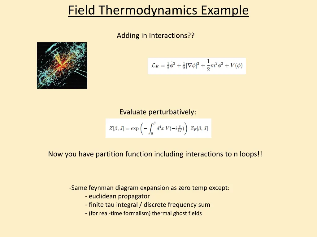 field thermodynamics example 6