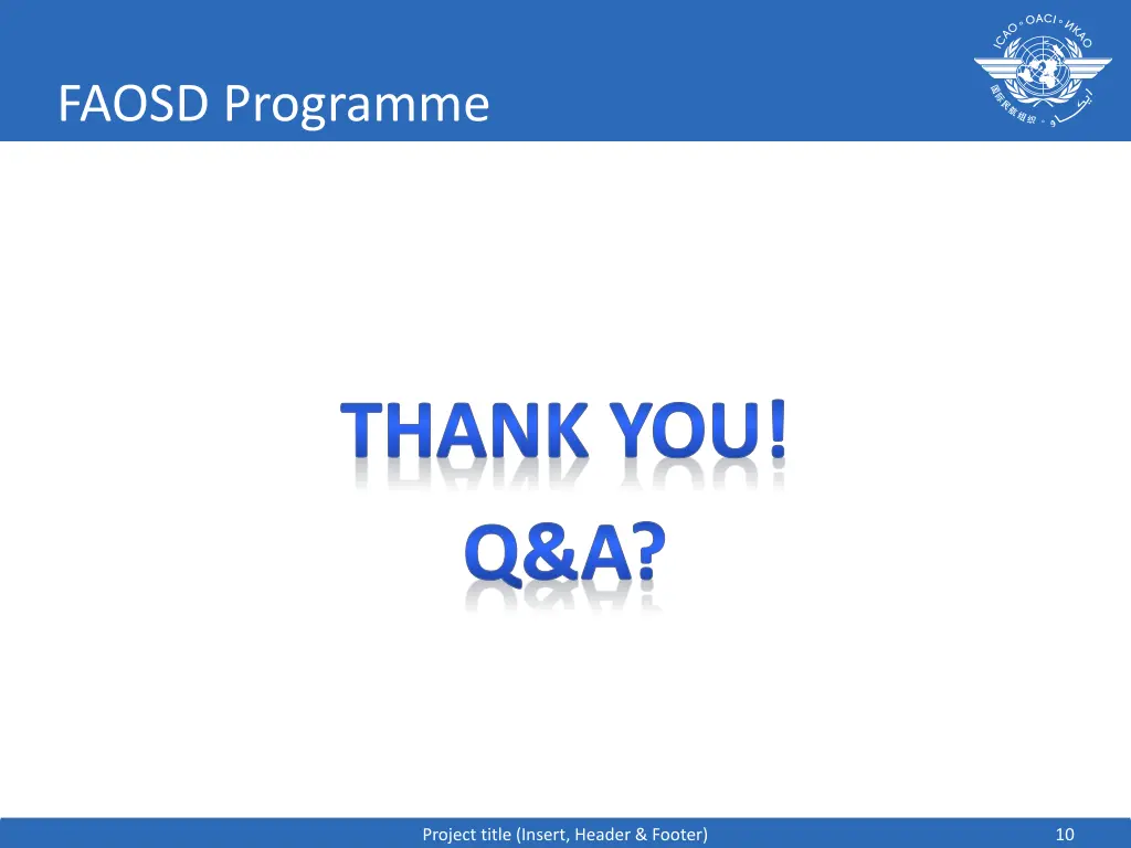 faosd programme