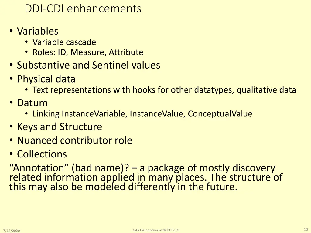 ddi cdi enhancements