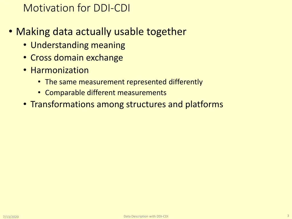 motivation for ddi cdi