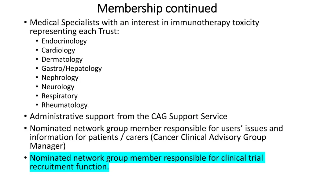membership continued membership continued