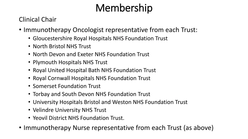 membership membership