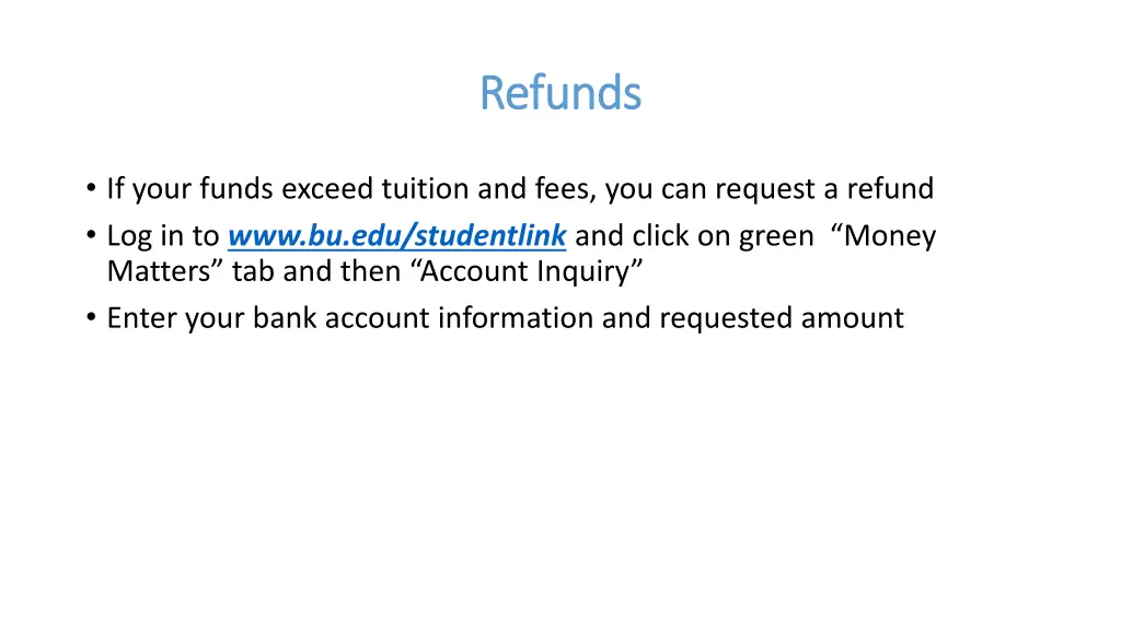 refunds refunds