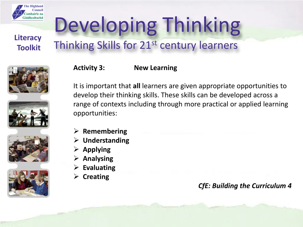 developing thinking thinking skills 5