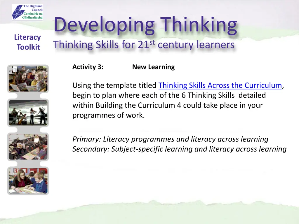 developing thinking thinking skills 7
