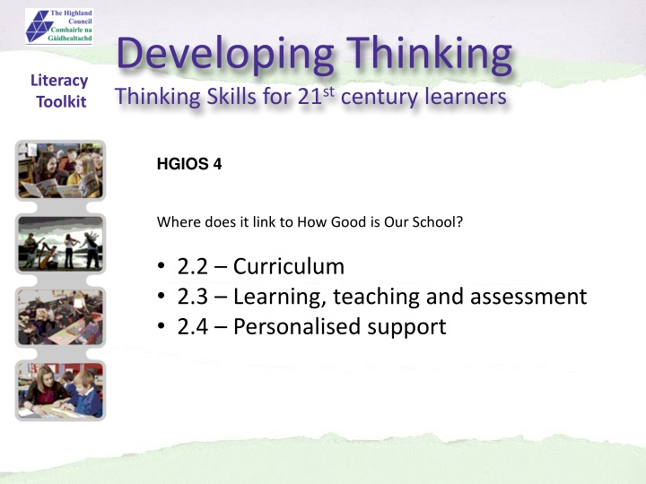 developing thinking thinking skills