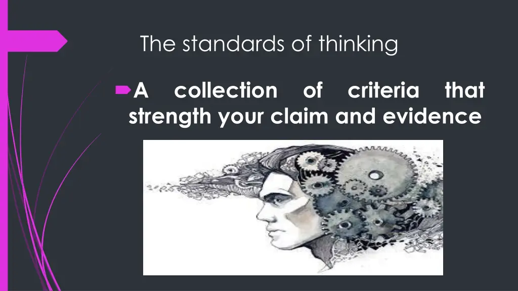 the standards of thinking