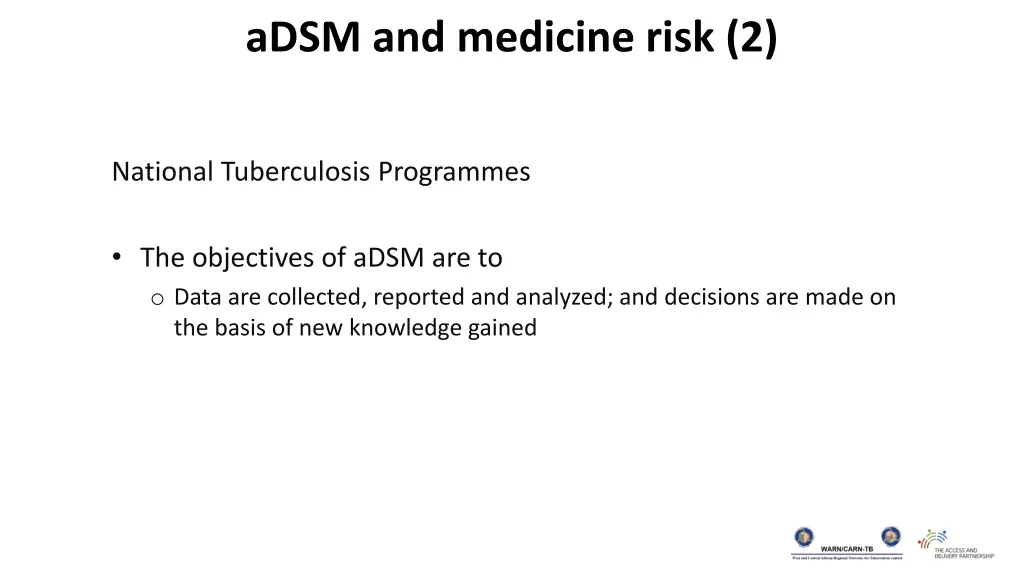 adsm and medicine risk 2