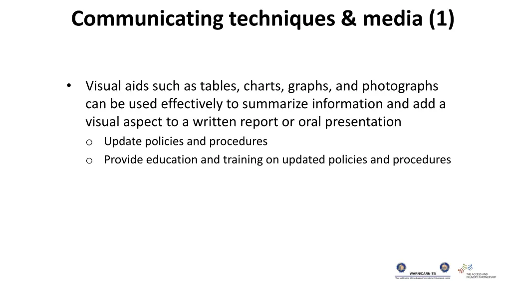 communicating techniques media 1