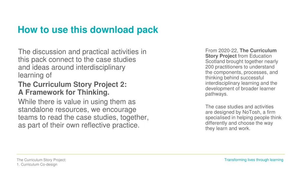 how to use this download pack