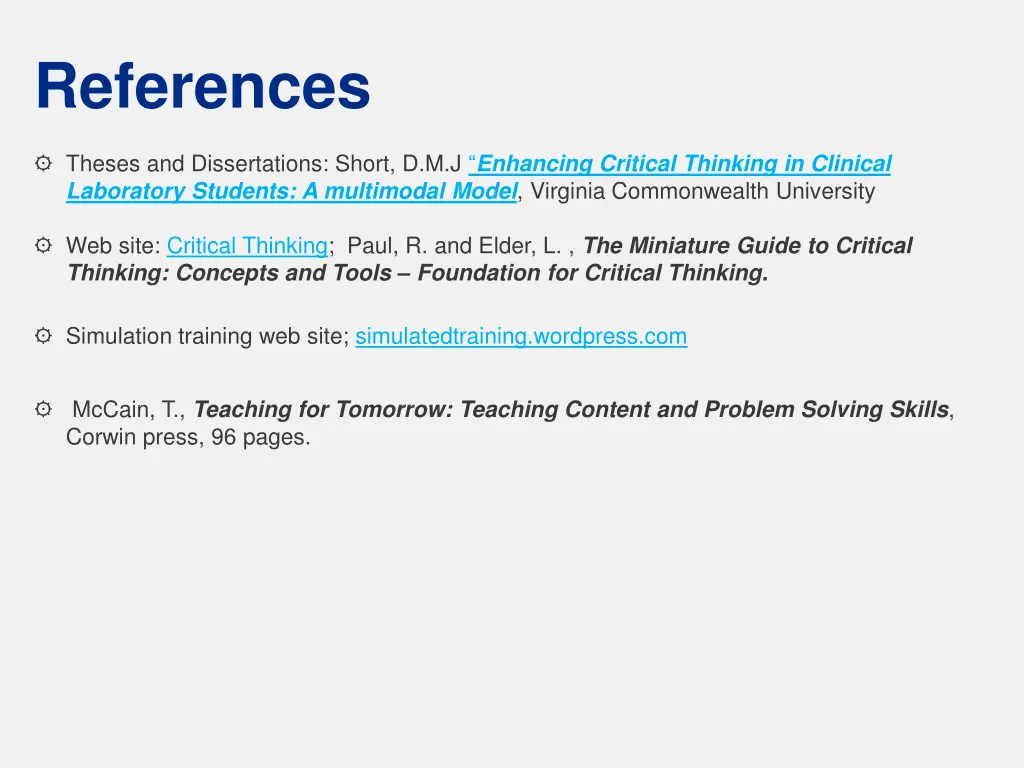 references