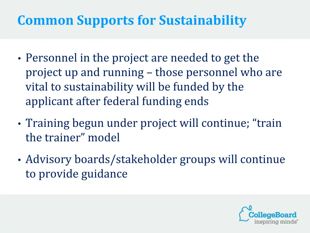 common supports for sustainability 1