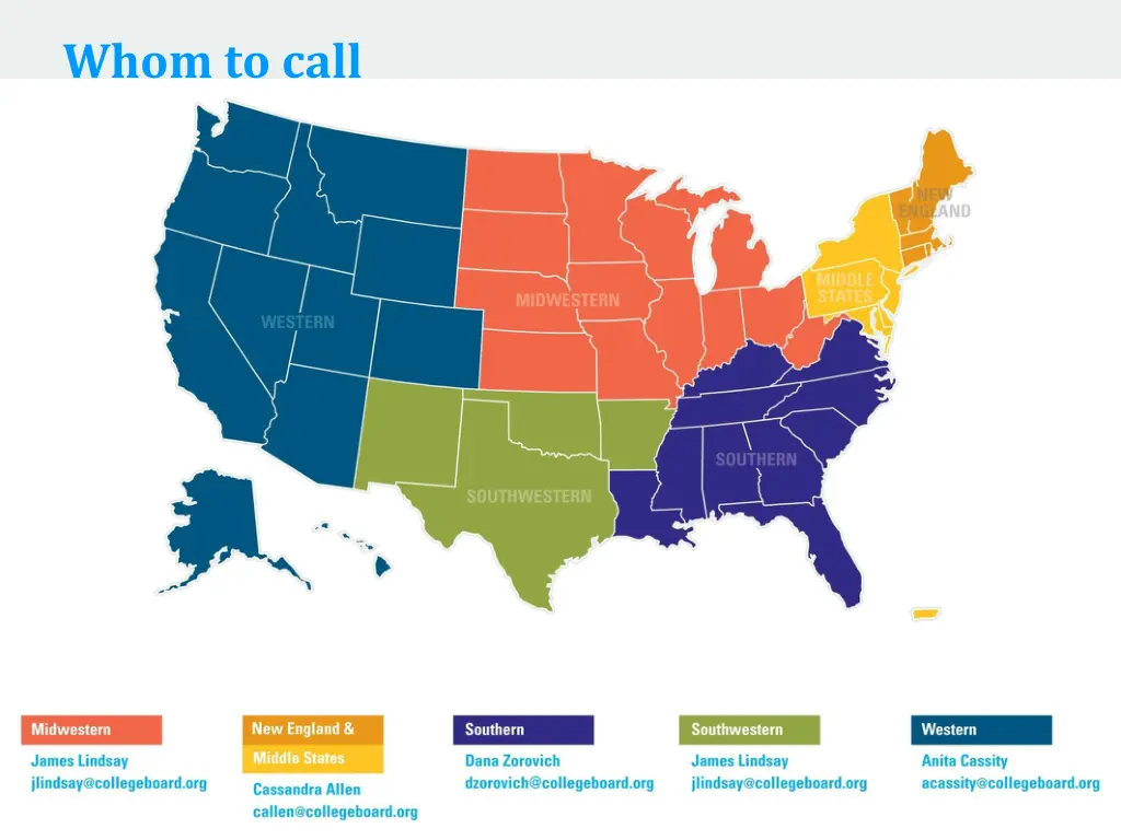 whom to call