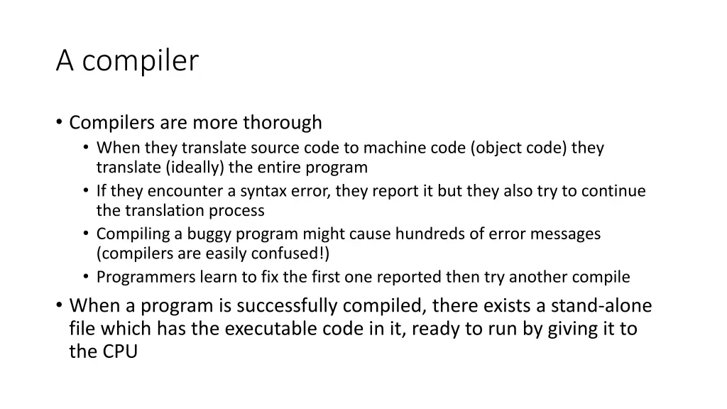 a compiler