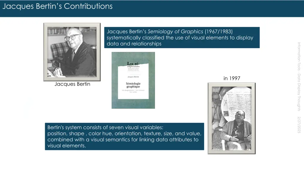 jacques bertin s contributions