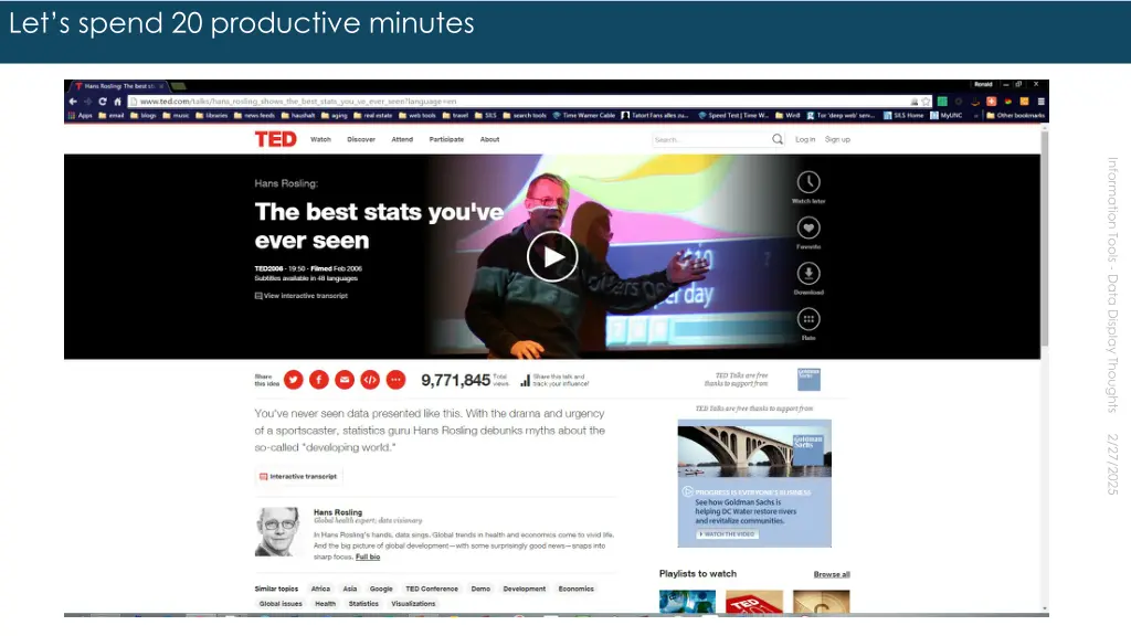 let s spend 20 productive minutes