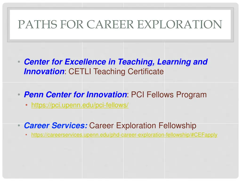 paths for career exploration 1