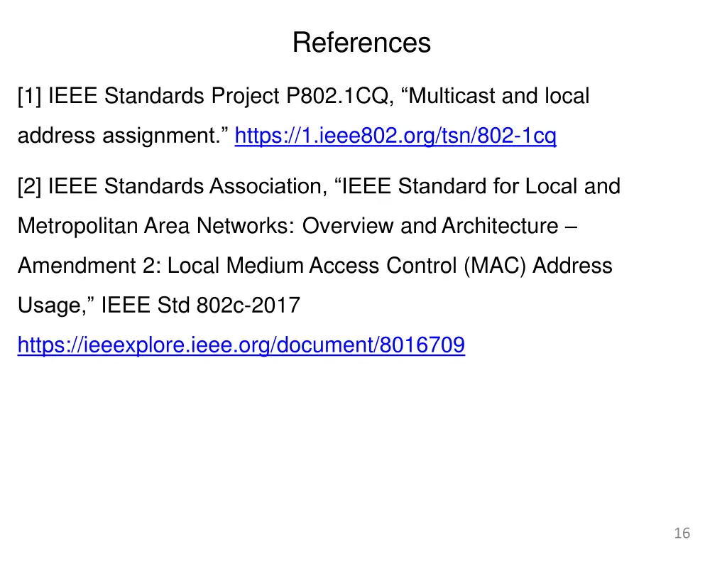 references