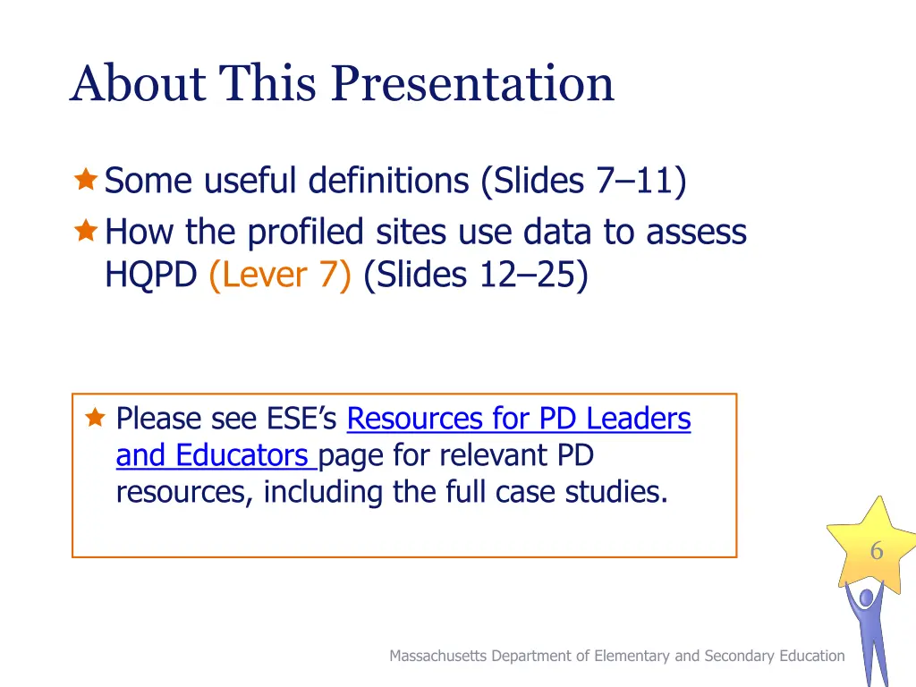 about this presentation